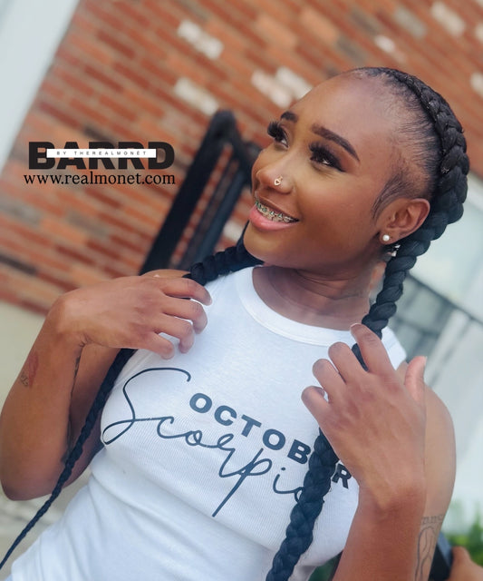 October Scorpio Premium Ribbed Tank Top