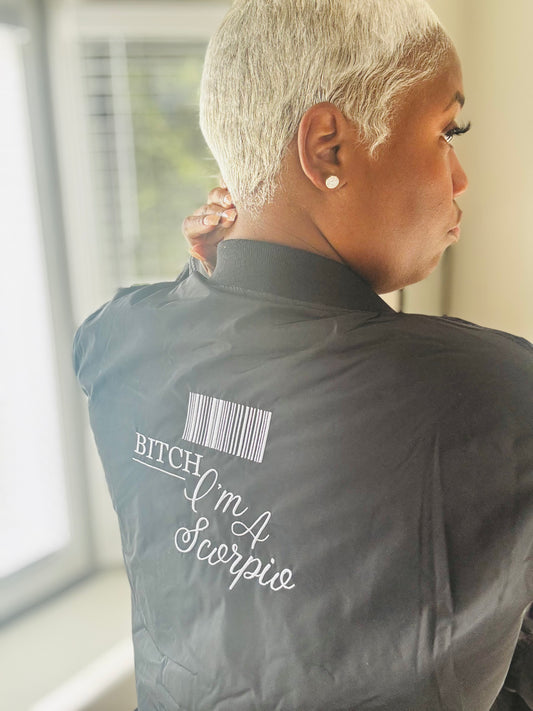 Bitch I’m A Scorpio - UNISEX Premium Bomber Jacket