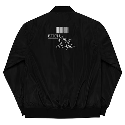Bitch I’m A Scorpio - UNISEX Premium Bomber Jacket
