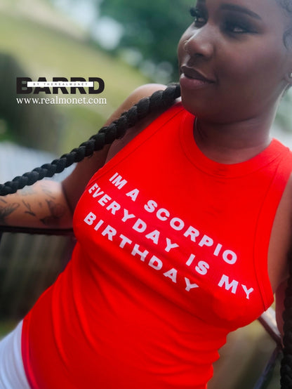 Everyday is my Birthday Premium Ribbed Tank Top