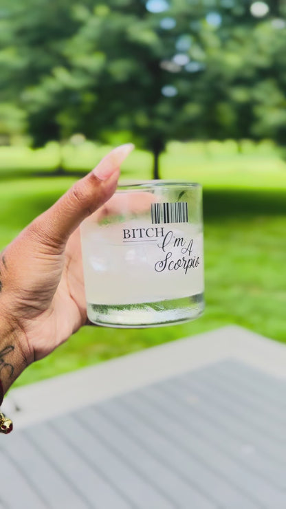 Scorpio Countdown Glass